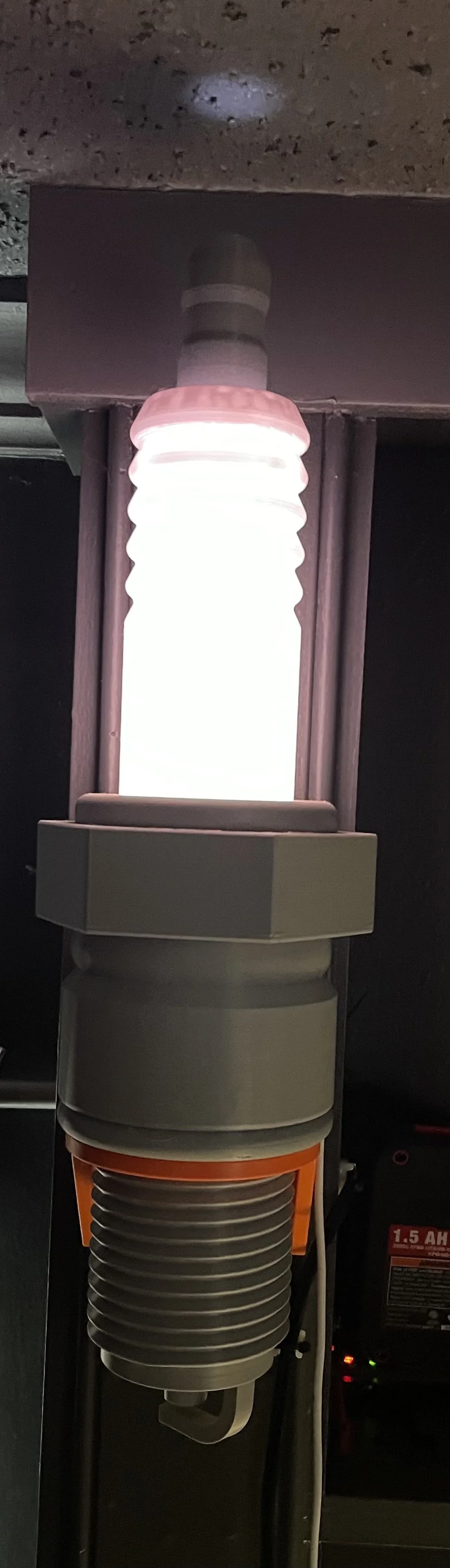 Industrial LED Spark Plug Light Fixture-in0078