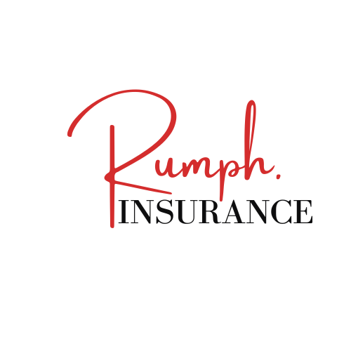 Rumph Insurance logo with stylized 'R' and the word 'Insurance'.