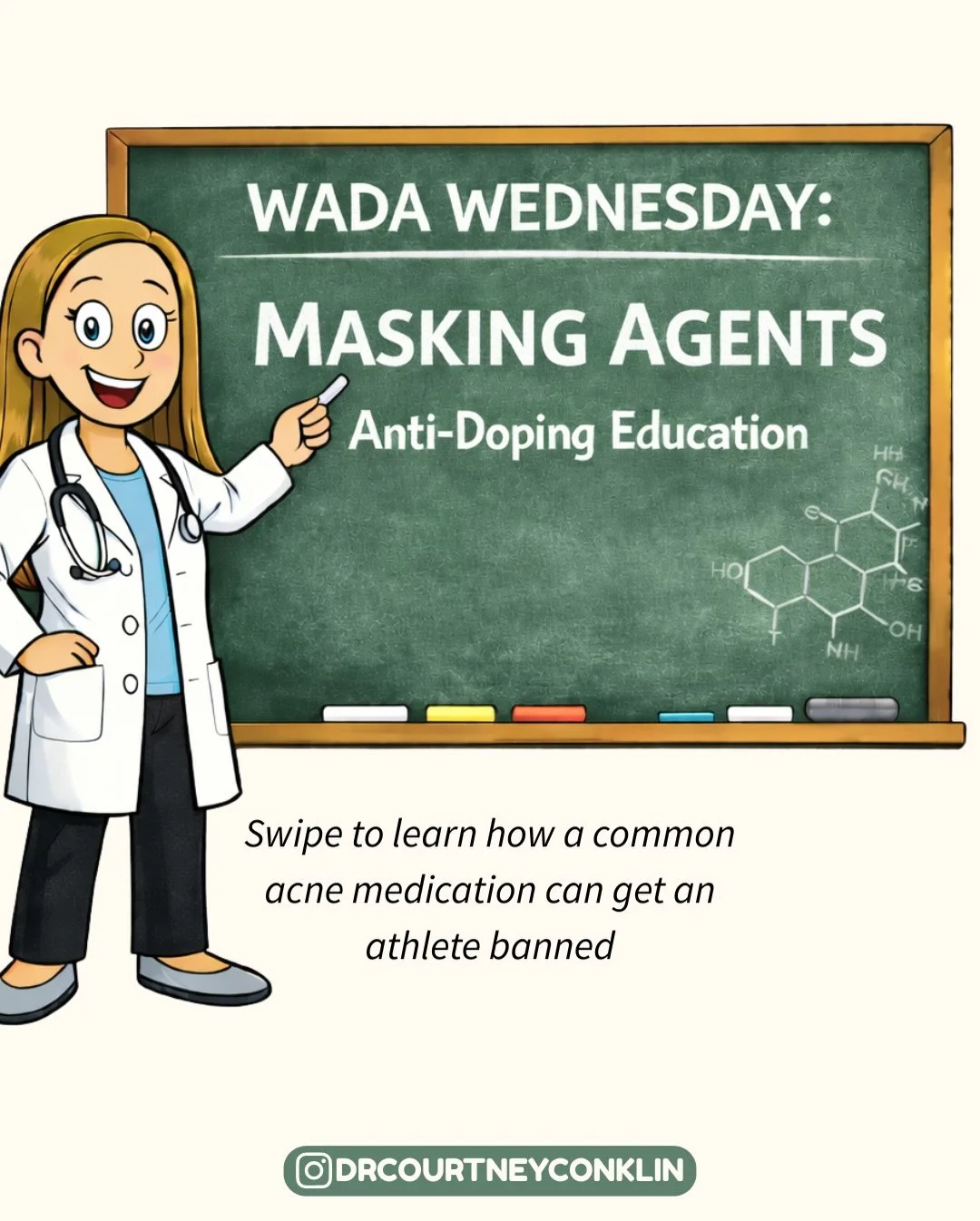 💊 Did you know a common acne medication can get an athlete banned?

🎭 Spironolactone, which is often prescribed for acne or hormonal issues, is classified as a masking agent in sport, not because it makes athletes faster or stronger, but because it