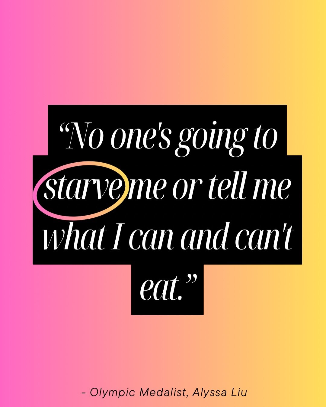 Four female Olympic medalists from four different sports all sharing the same message: Elite performance requires fueling and strength. 

For far too long, female athletes have been told that being smaller meant performing better, but there are serio