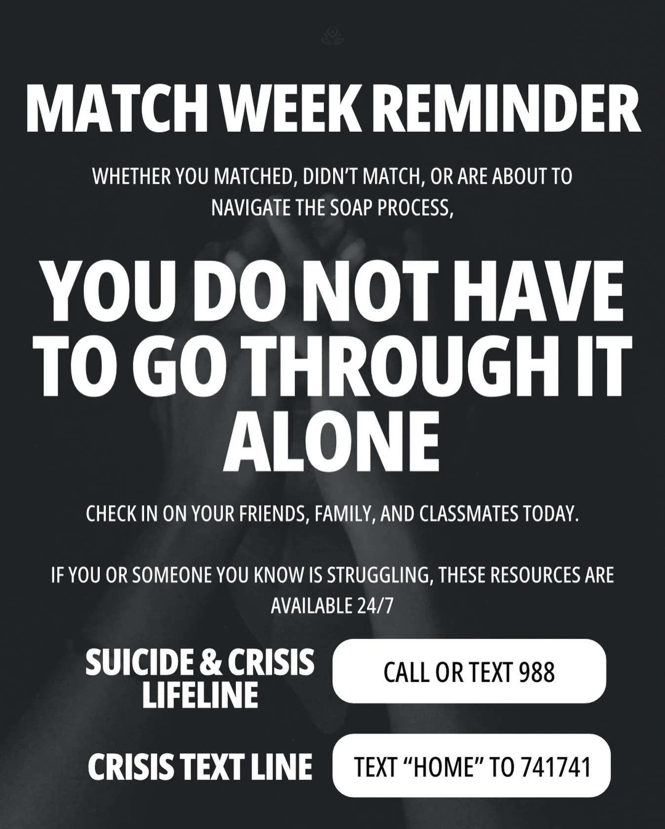 Match Week is one of the highest-stakes weeks in medicine. Today, thousands of medical students and applicants will find out whether they matched into residency. 

For many, it&rsquo;s the culmination of years of work, sacrifice, debt, and pressure. 