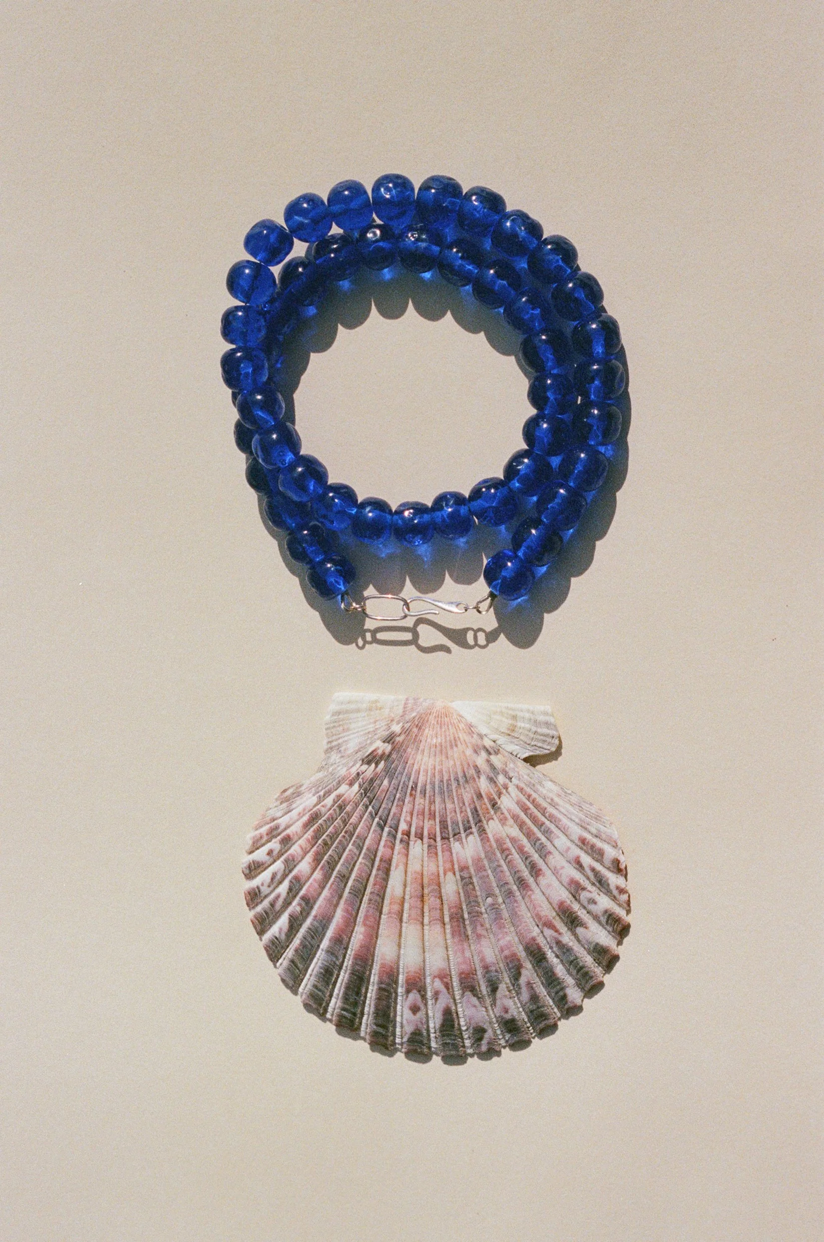 The Glass Necklace — Blue