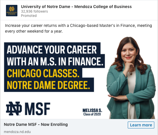 LinkedIn ad