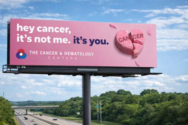 Break up billboard concept for Cancer and Hematology Centers