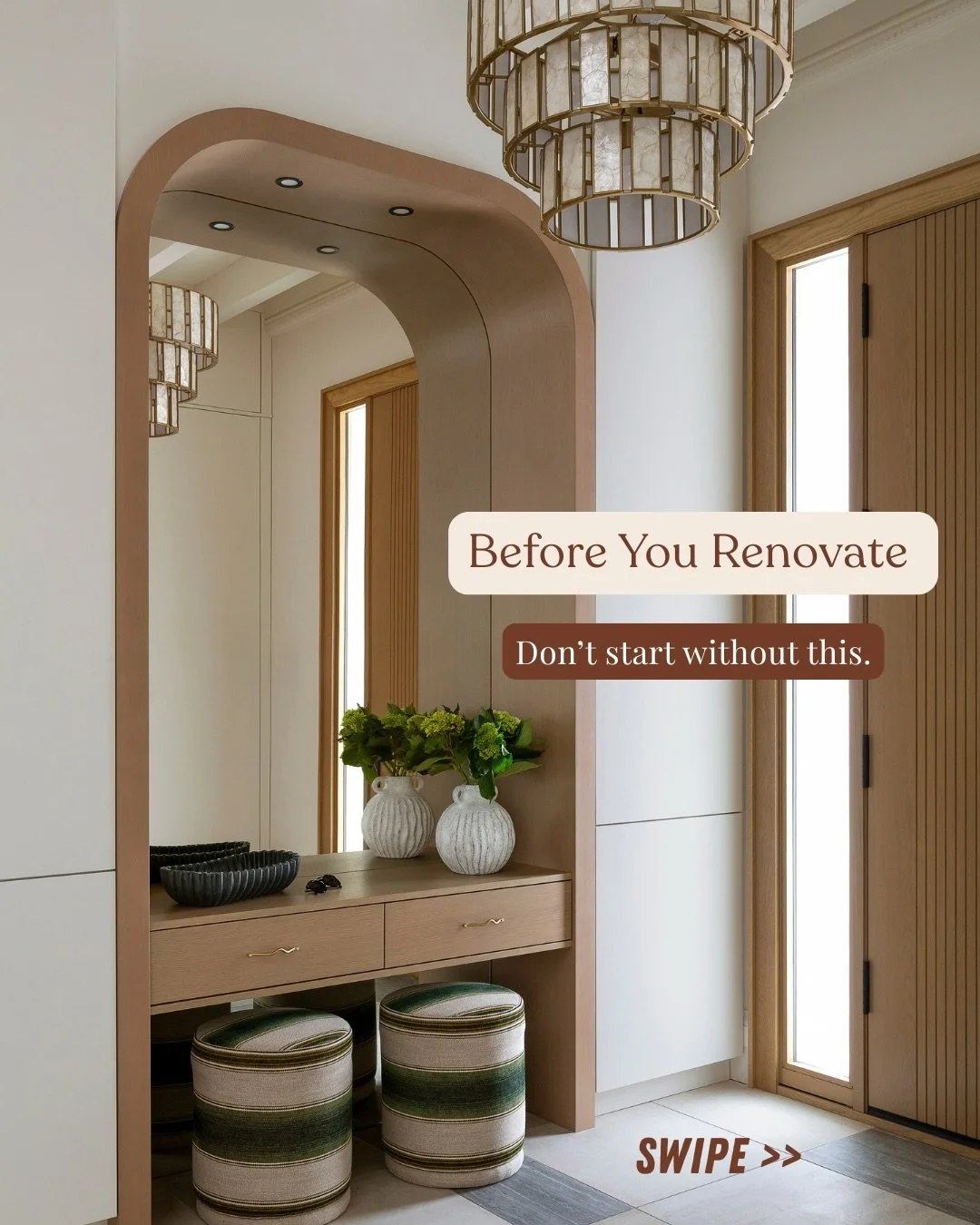 We always tell clients, before we even talk plans or finishes- stop and actually look at your space. Watch how you move through it. notice the corners no one ever thinks about, and pay attention to scale: your island, your cabinets, your walkways. It