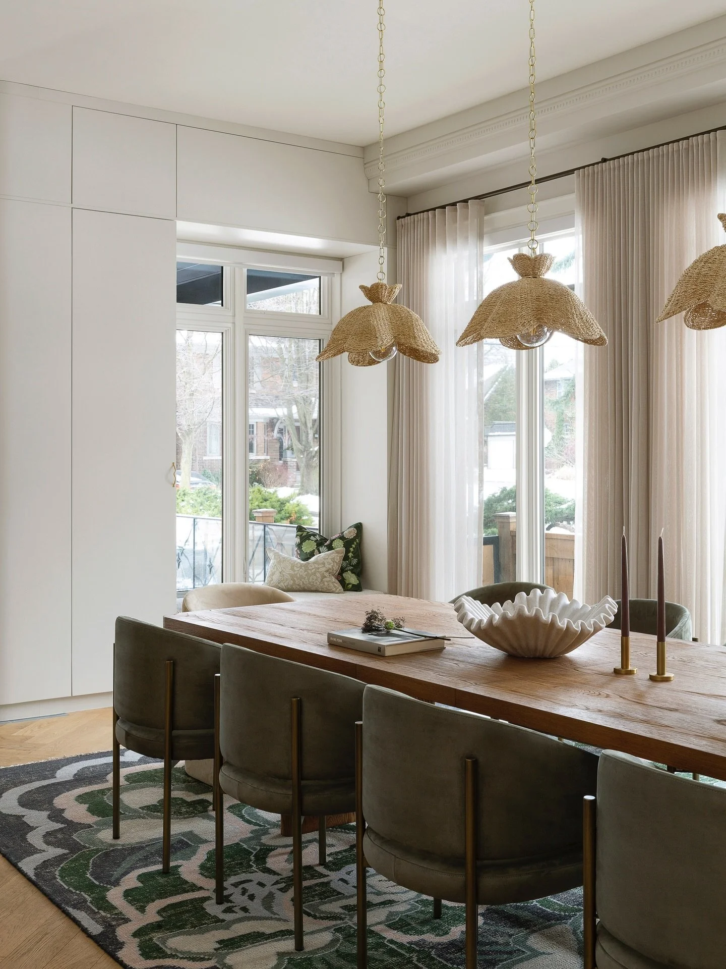 We design for life. This dining room is for family dinners, last-minute friends dropping by, the kids claiming their spots, long talks that run way past dessert. It&rsquo;s beautiful, of course, but it&rsquo;s meant to be lived in, used, and loved. T