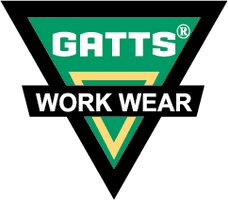 GATT'S Work Wear logo with green, black, and yellow colors