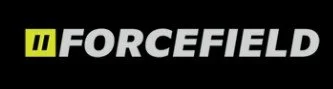 Forcefield logo with yellow and white text on black background.