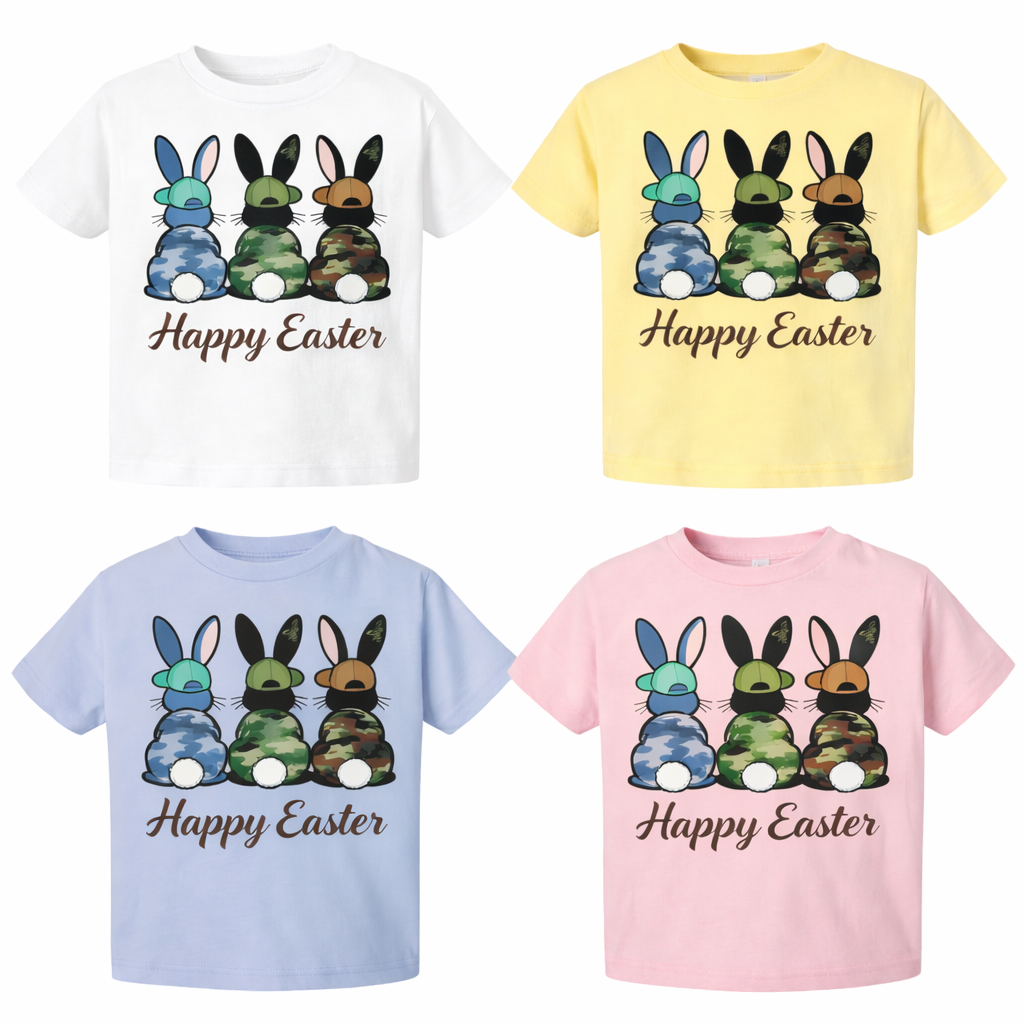 Easter Camo Bunnies Toddler & Youth Tshirt