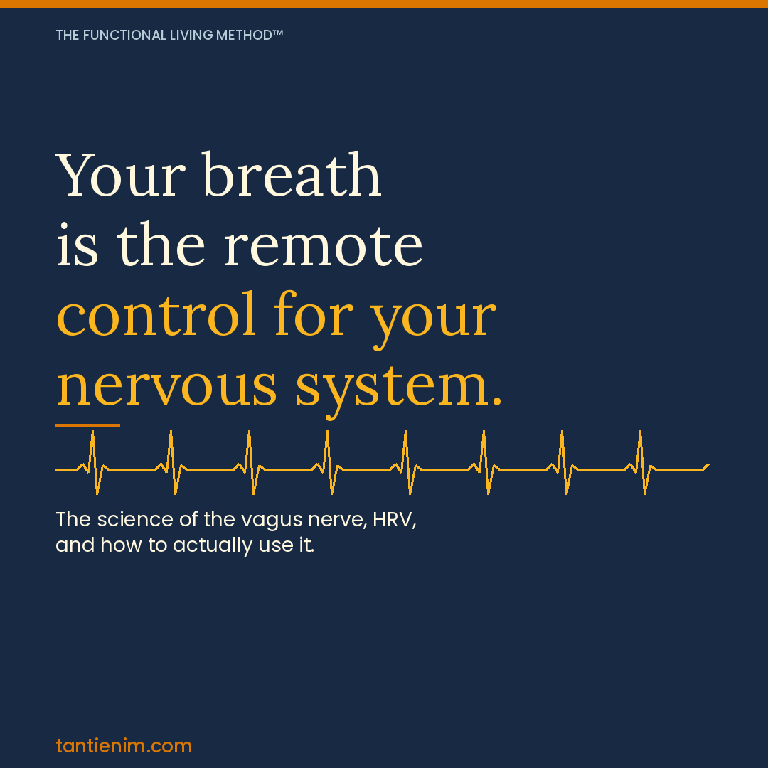 Your Breath Is the Remote Control for Your Nervous System: The Science of the Vagus Nerve, HRV, and Breathing