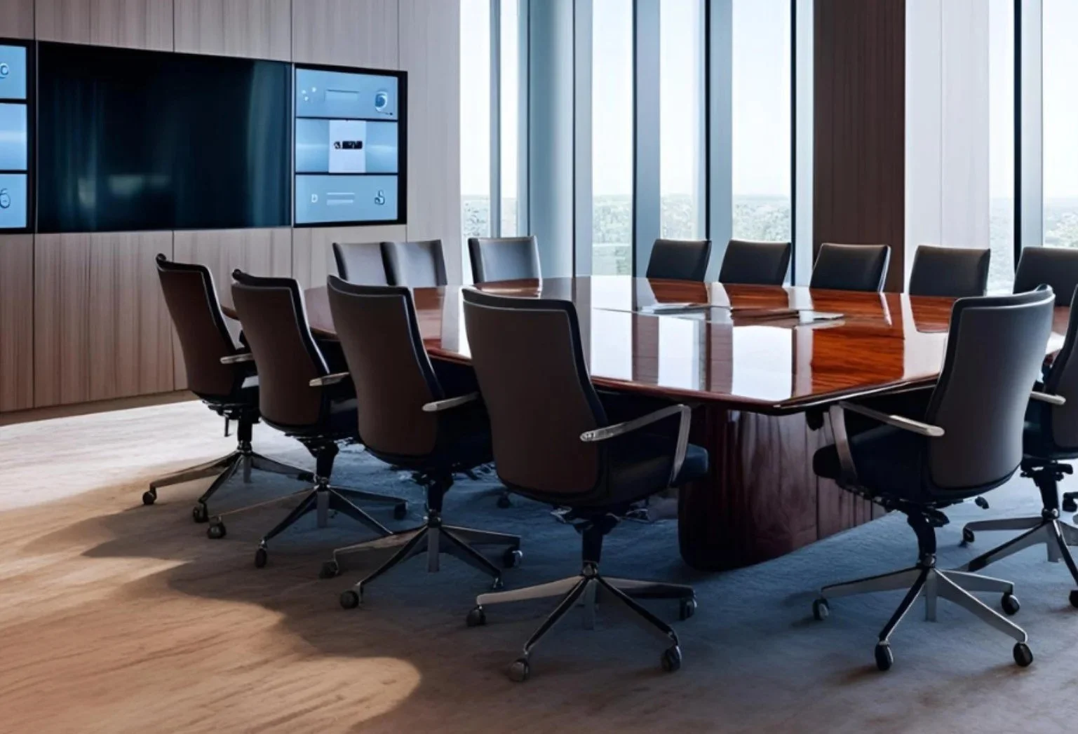 Elite leadership coaching in the boardroom.