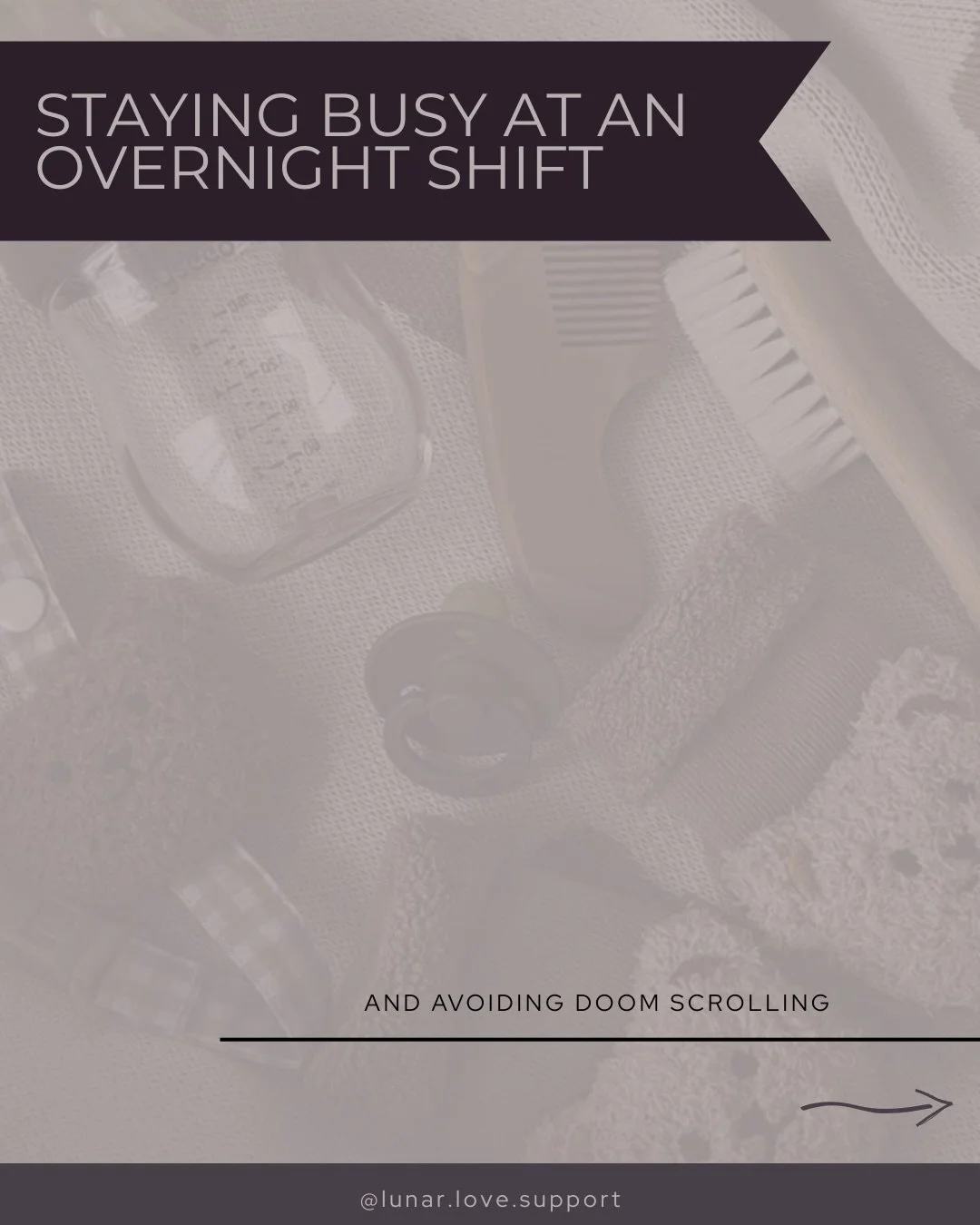 ✨💜 Night Shift Doulas Unite! 💜✨

In an effort to eliminate the 2am doomscrolling while the family is asleep, I made this Doula Night Shift Menu! It includes activities to do for your family, for your business, and just for fun. 

Please feel free t