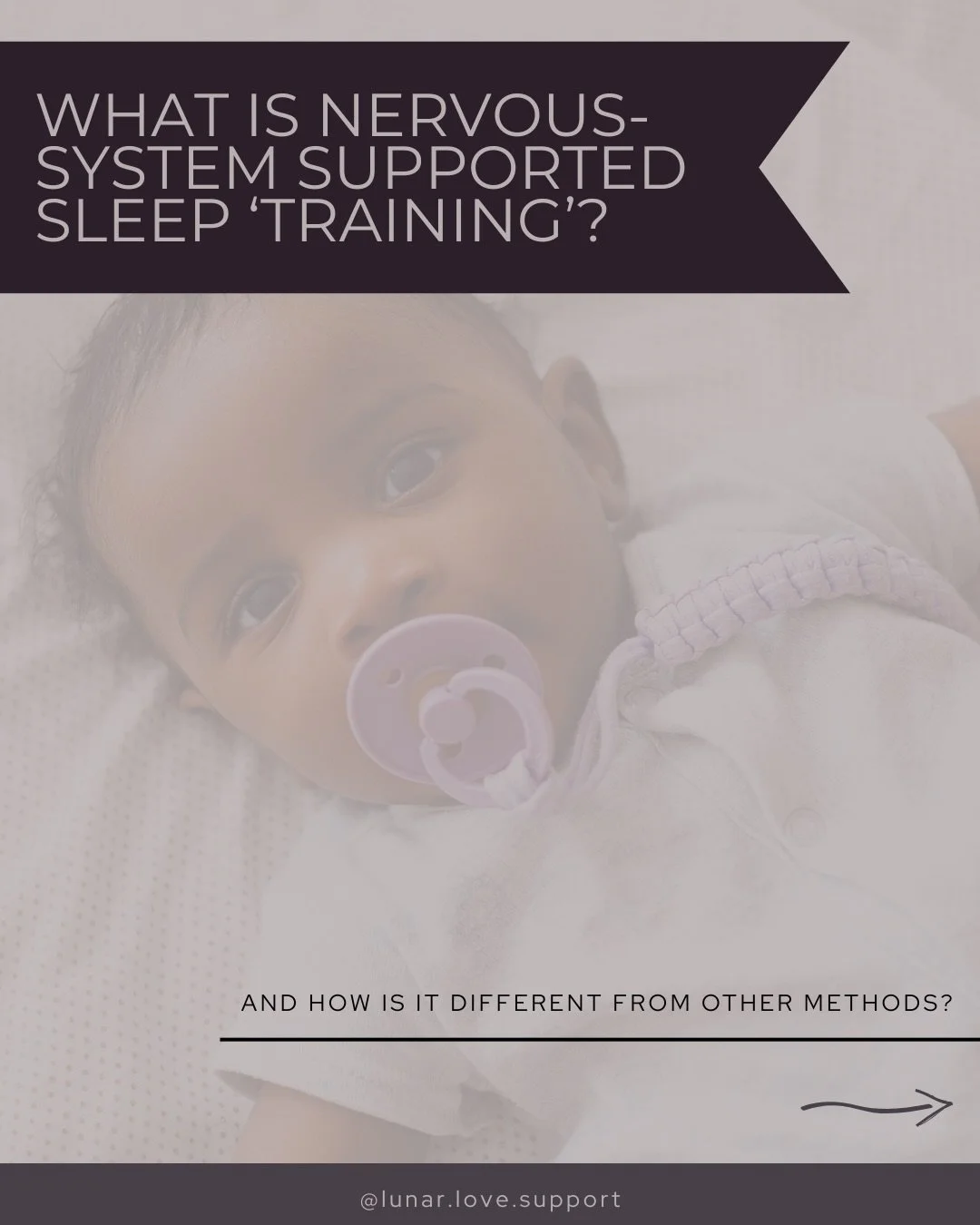 ✨🌙 Nervous-System Supported Sleep &lsquo;Training&rsquo; 🌙✨

Why this method?
✨ focus on your baby&rsquo;s specific needs
✨ adaptable to all family structures, goals and sleep situations
✨ backed by evidence and research into nervous-system develop