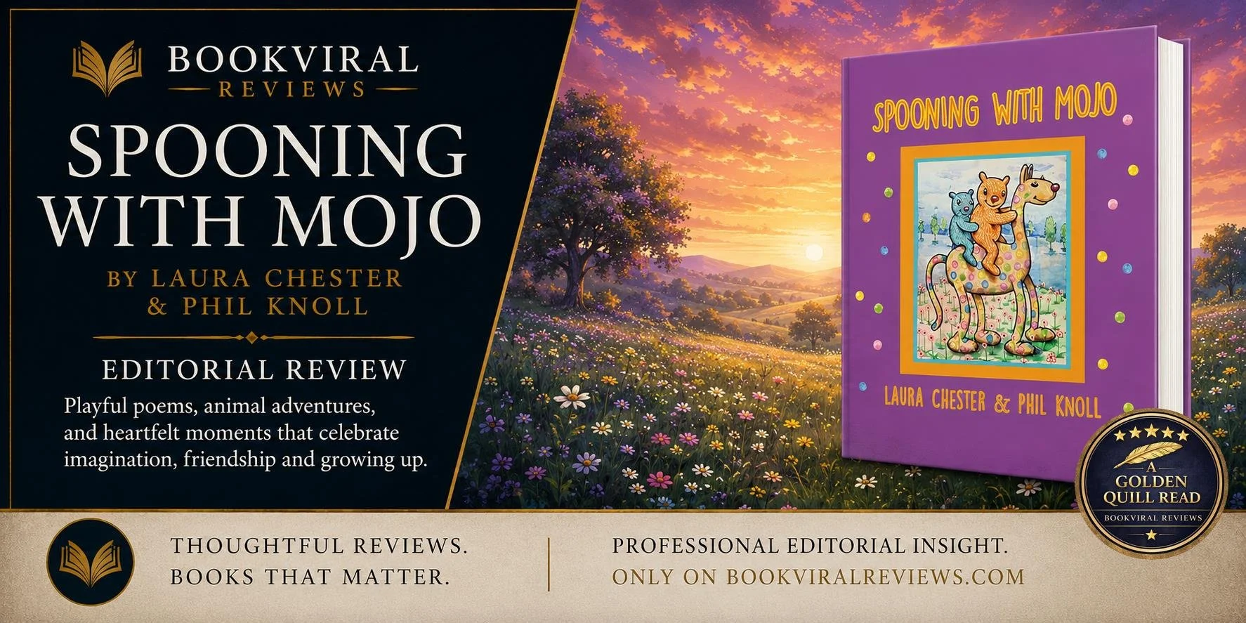 BookViral Golden Quill review banner