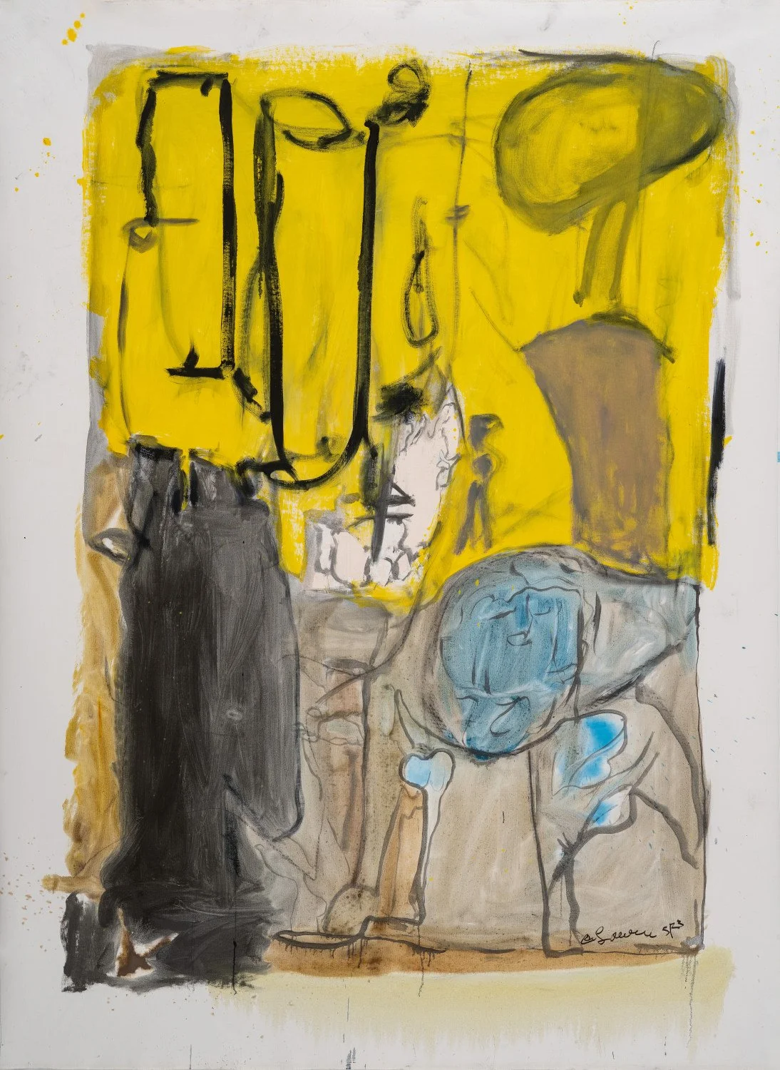 Untitled, 2023, Oil on canvas, 62 x 84 1/2 inches (CL.1836) 