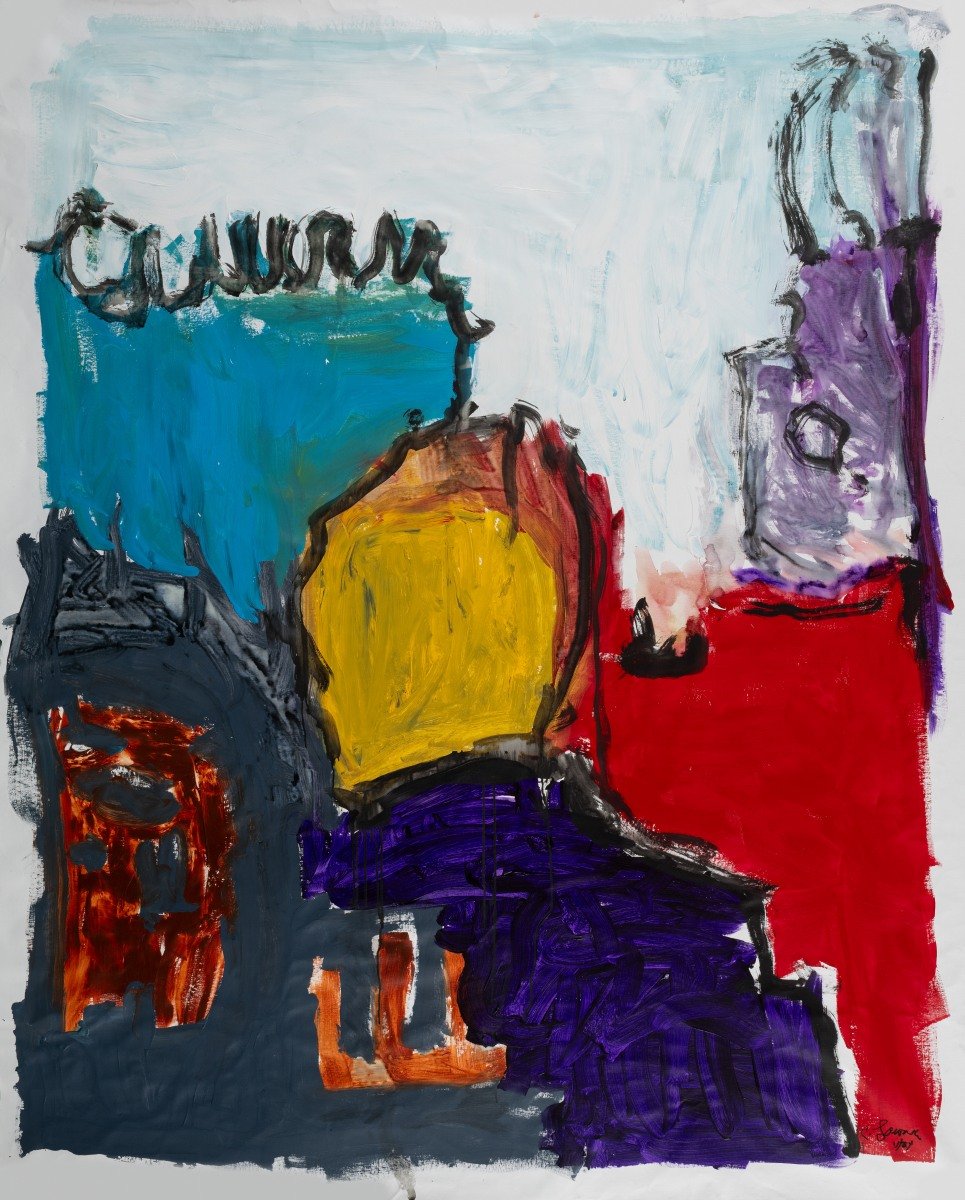 Untitled, 2024, Acrylic on canvas, 88 1/4 x 72 inches (CL.1918)