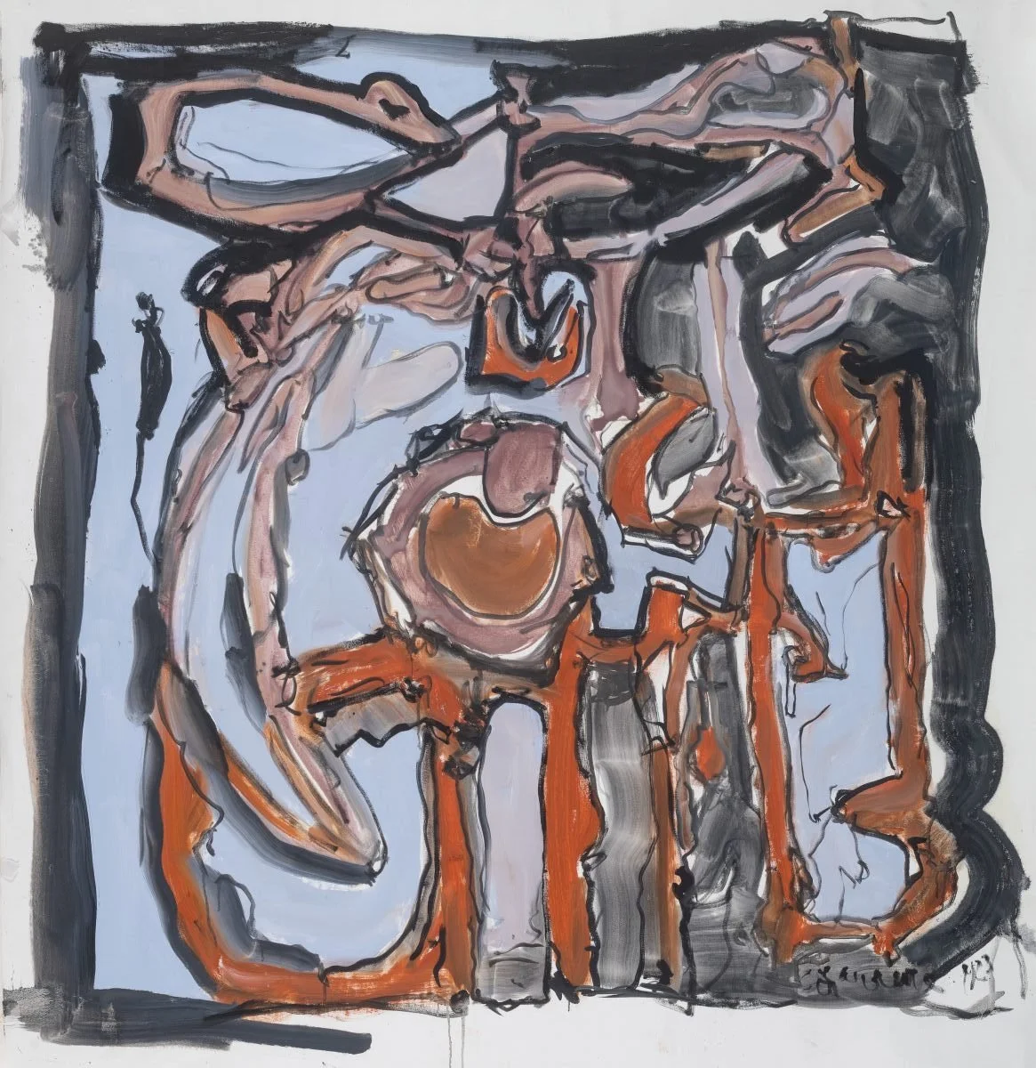 Untitled, 2023, Acrylic on canvas, 65 x 60 inches (CL.1869)