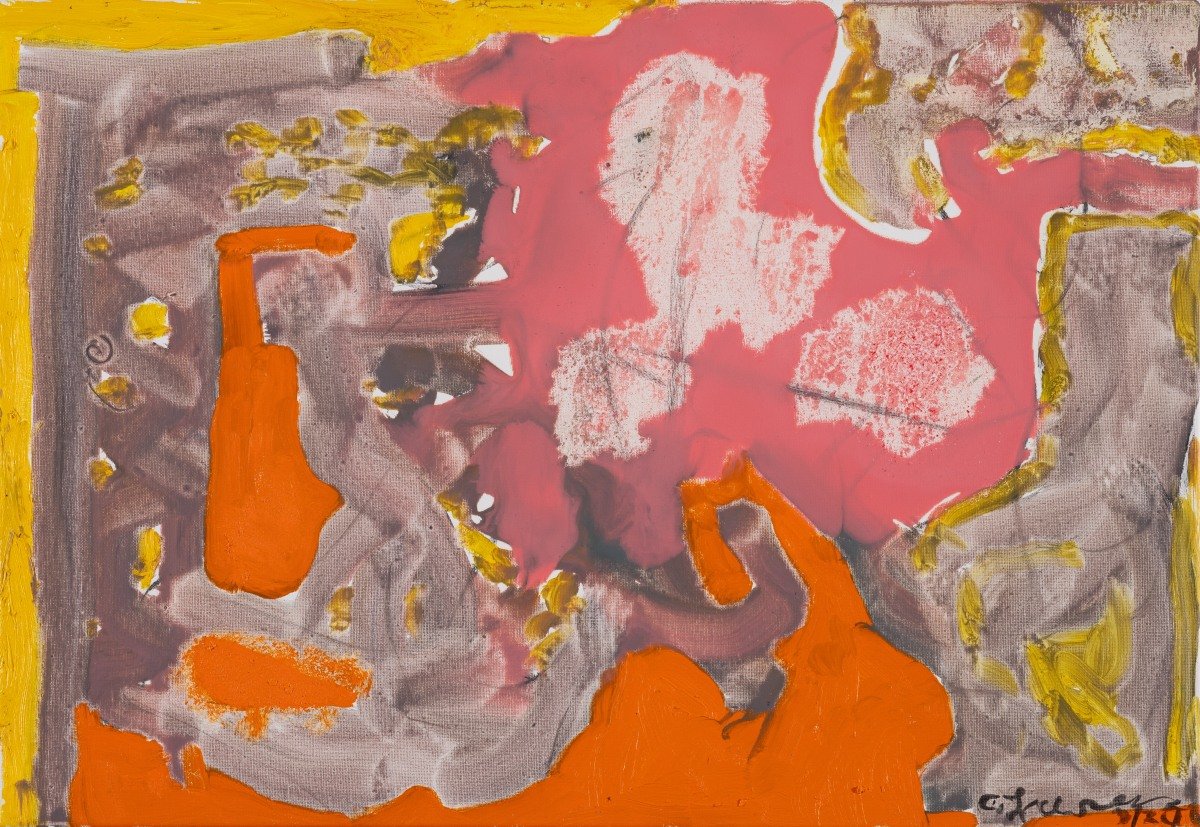 Untitled, 2024, Acrylic on canvas, 15 x 21 5/8 inches (CL.1896)