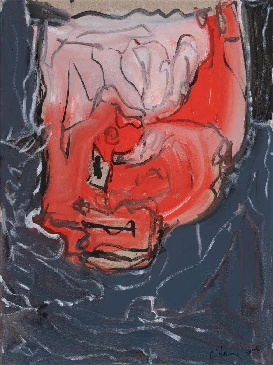 Untitled, 2024, Acrylic on canvas, 40 x 30 inches (CL.1884) 