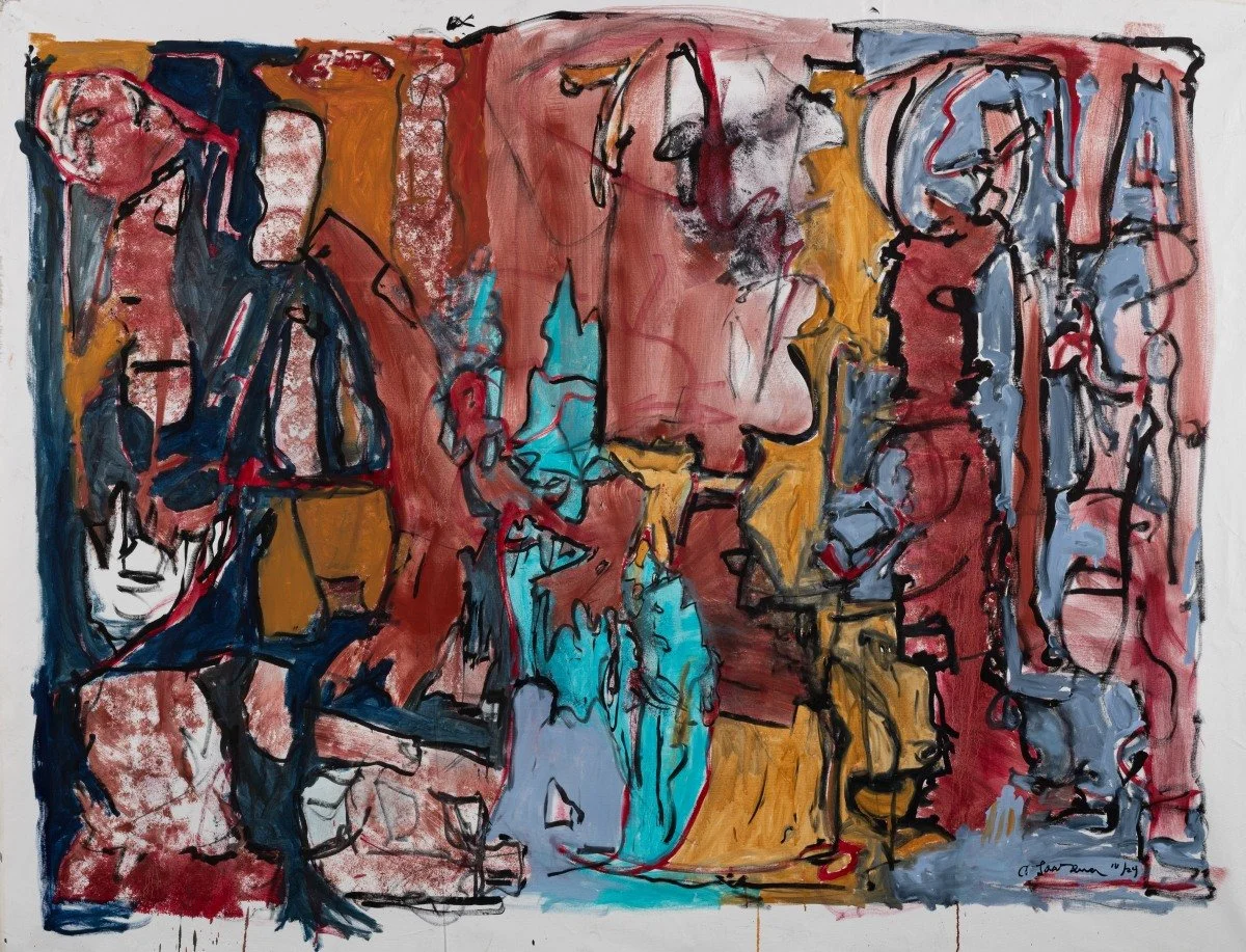 Disfiguration, 2024, Oil on canvas, 63 1/2 x 85 inches (CL.1911)