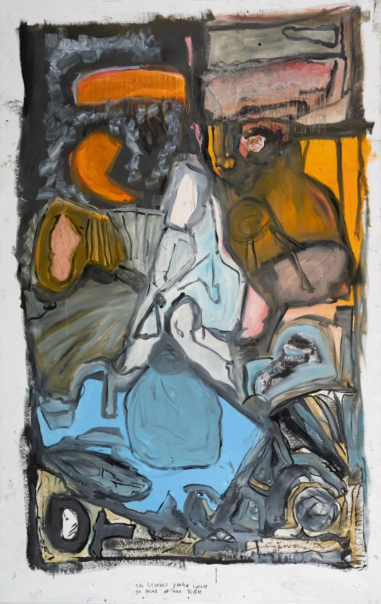 The Stories You're Liable to Read in the Bible, 2022, Oil on canvas, 115 x 73 inches (CL.1798)