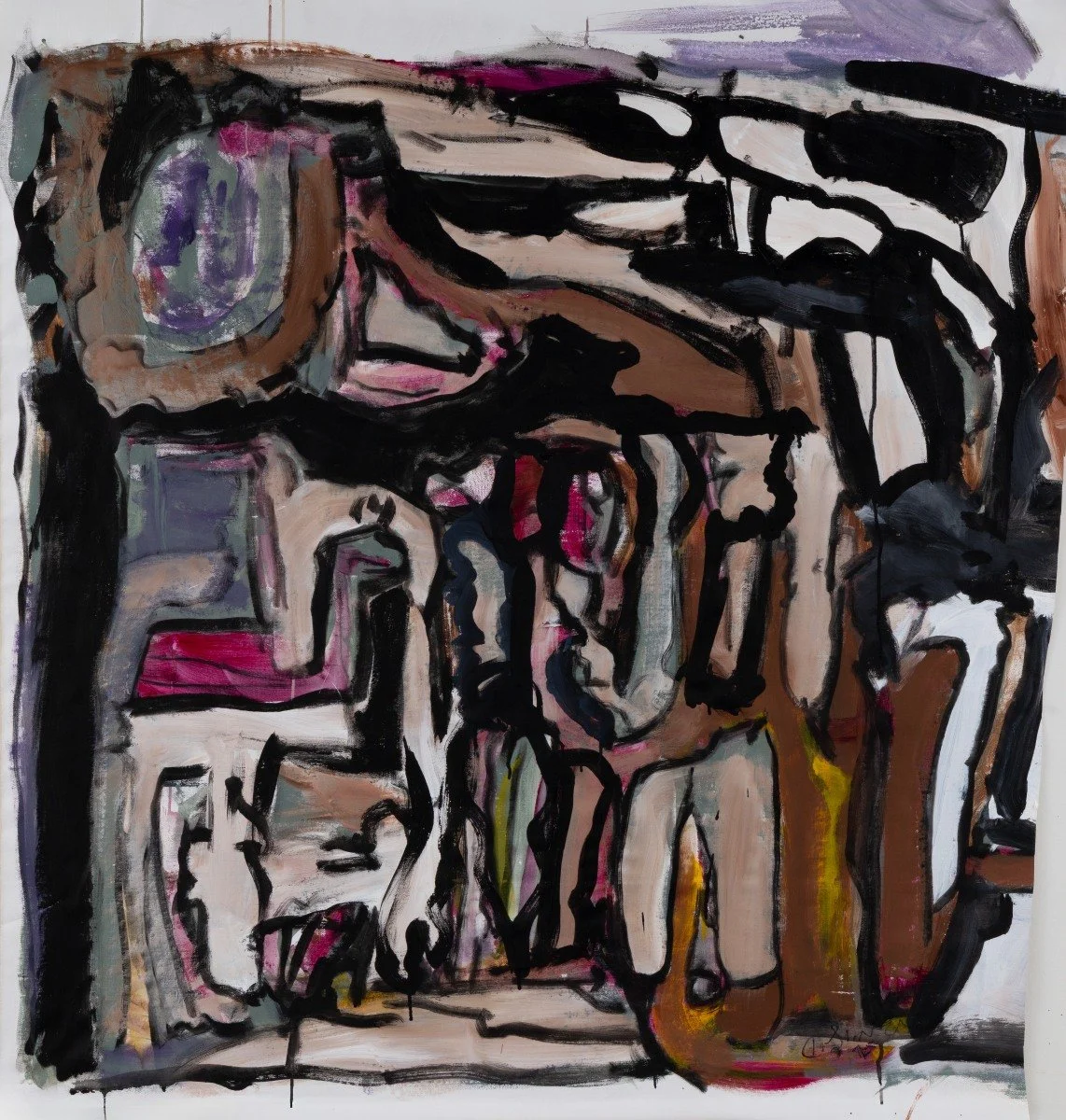 Untitled, 2025, Oil on canvas, 48 x 44 1/2 inches (CL.1927)