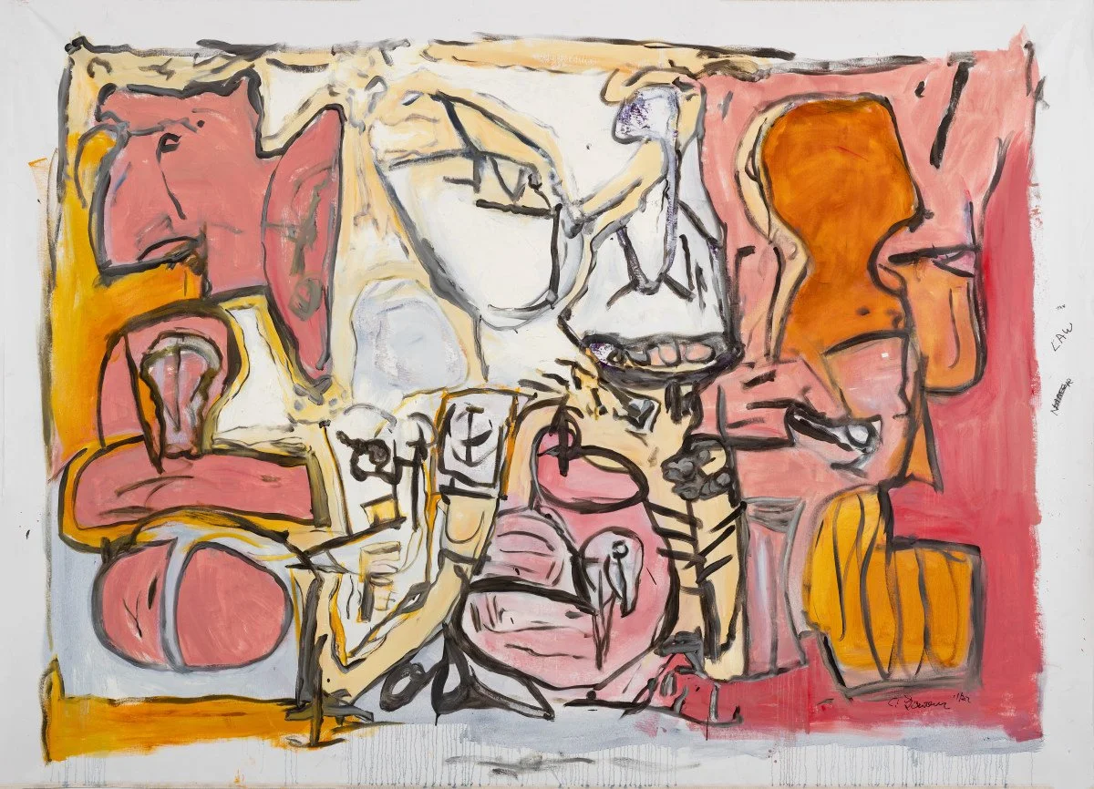 The Inquisitors, 2022, Oil on canvas, 84 1/2 x 116 inches (CL.1801)