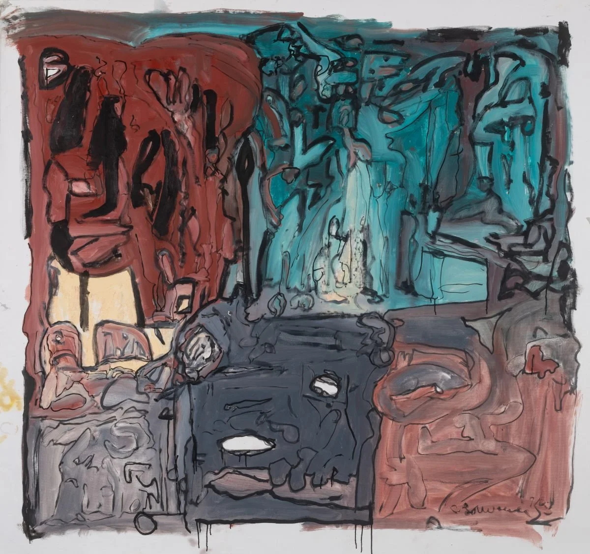 Untitled, 2023, Oil on canvas, 62 x 66 inches (CL.1861)