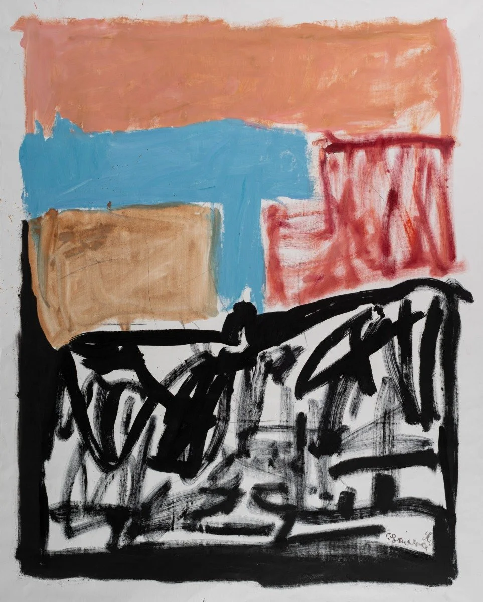 Untitled, 2024, Acrylic on canvas, 85 x 67 1/4 inches (CL.1920)