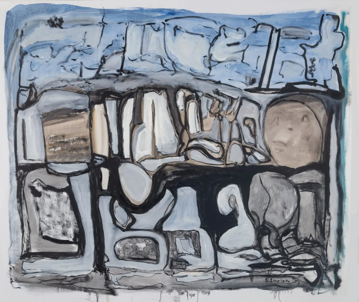 Untitled, 2023, Oil on canvas, 74 x 84 inches (CL.1846)