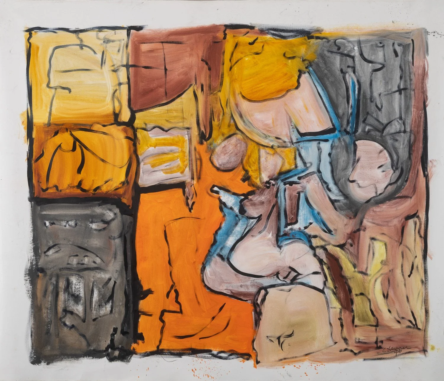 Untitled, 2023, Oil on canvas, 100 x 84 1/2 inches (CL.1834)