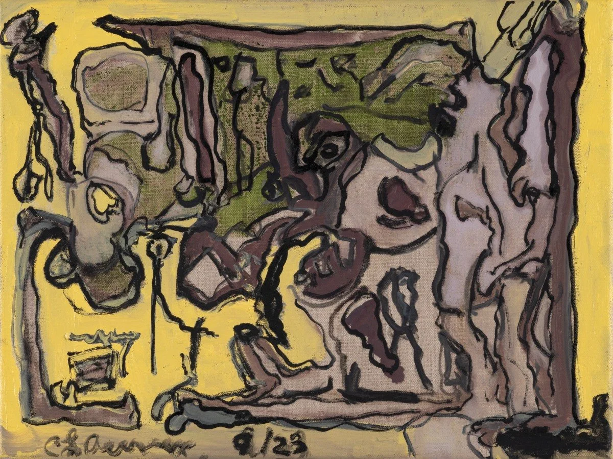 Untitled, 2024, Acrylic on canvas, 11 3/4 x 15 3/4 inches (CL.1900)