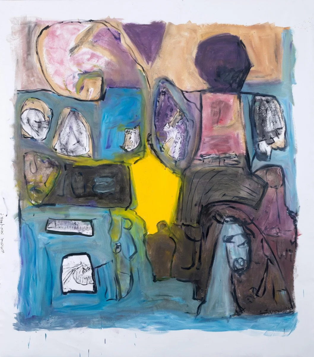 Where New York?, 2022, Oil on canvas, 94 x 84 inches (CL.1799)