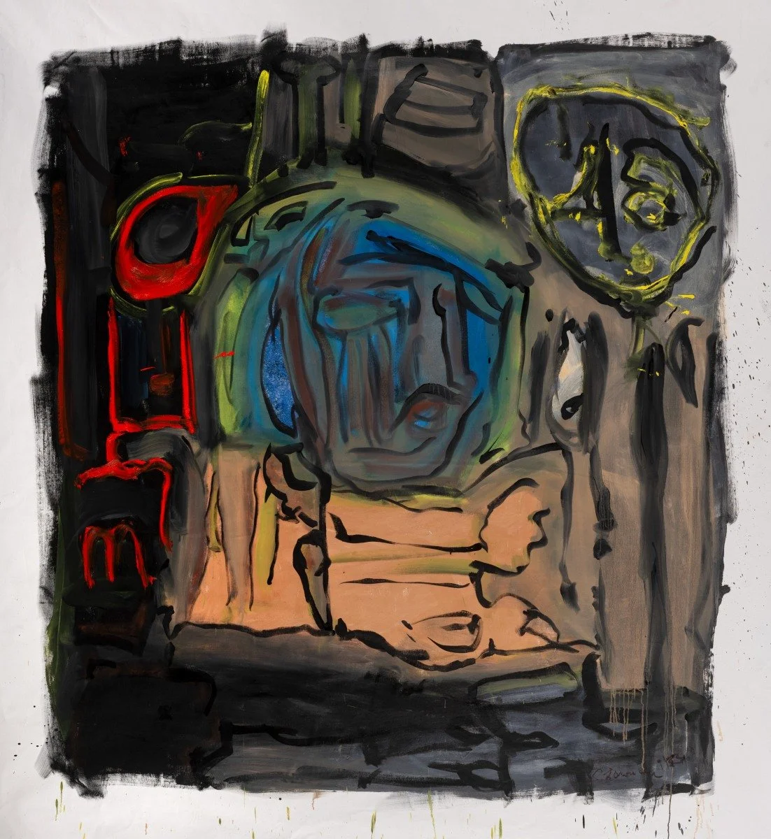 Untitled, 2023, Oil on canvas, 85 x 75 inches (CL.1909)