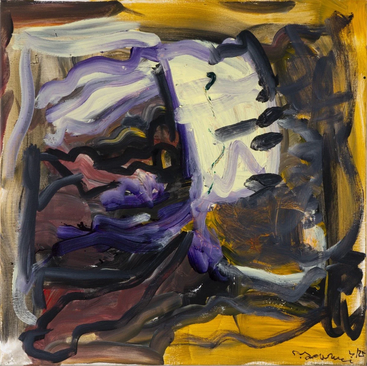 Untitled, 2025, Oil on canvas, 20 x 20 inches (CL.1924) 