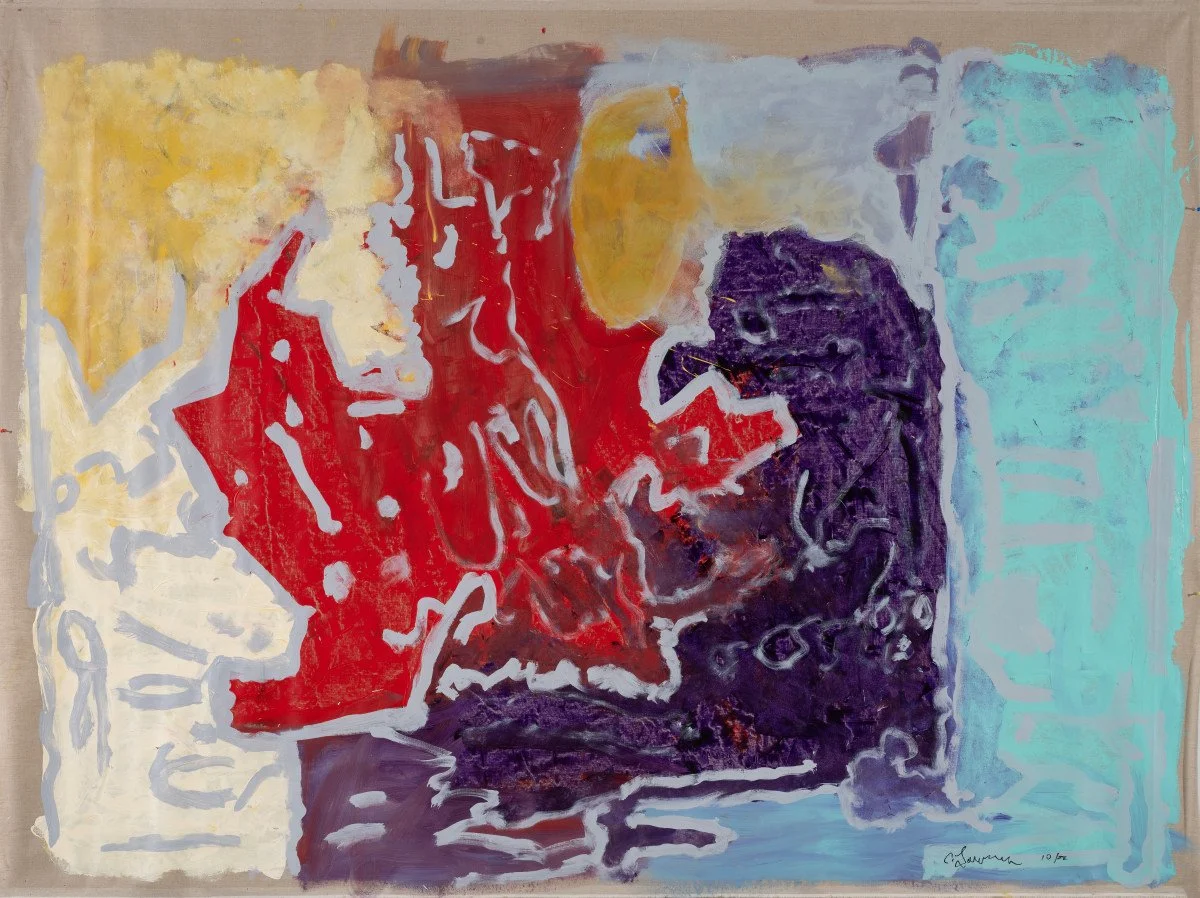 Looked Away, 2022, Acrylic on canvas, 86 1/2 x 114 inches (CL.1788)