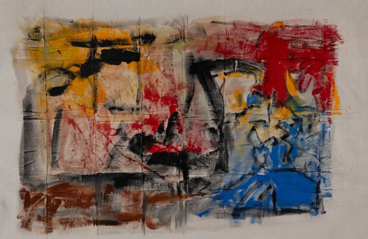 Untitled, 2025, Oil on unprimed linen, 60 1/2 x 74 inches (CL.1937)