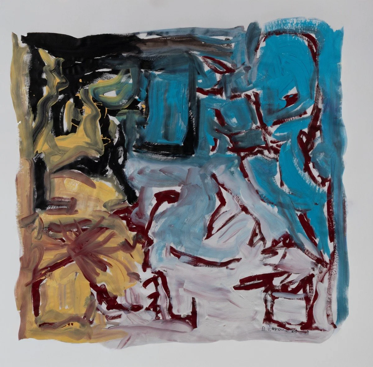 Untitled, 2025, Oil on canvas, 60 1/2 x 64 1/2 inches (CL.1939)