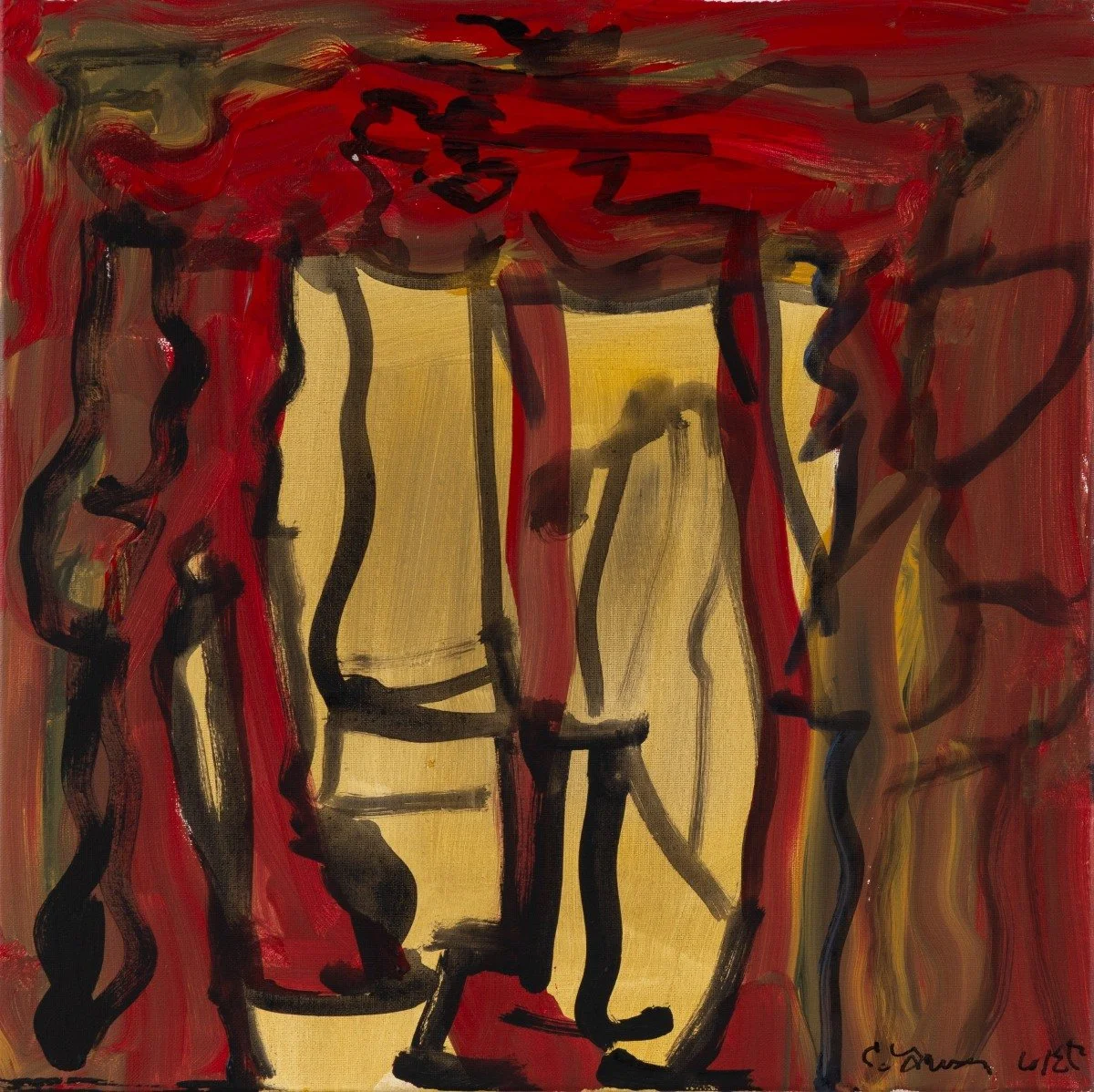 Untitled, 2025, Oil on canvas, 45 x 50 1/2 inches (CL.1926)