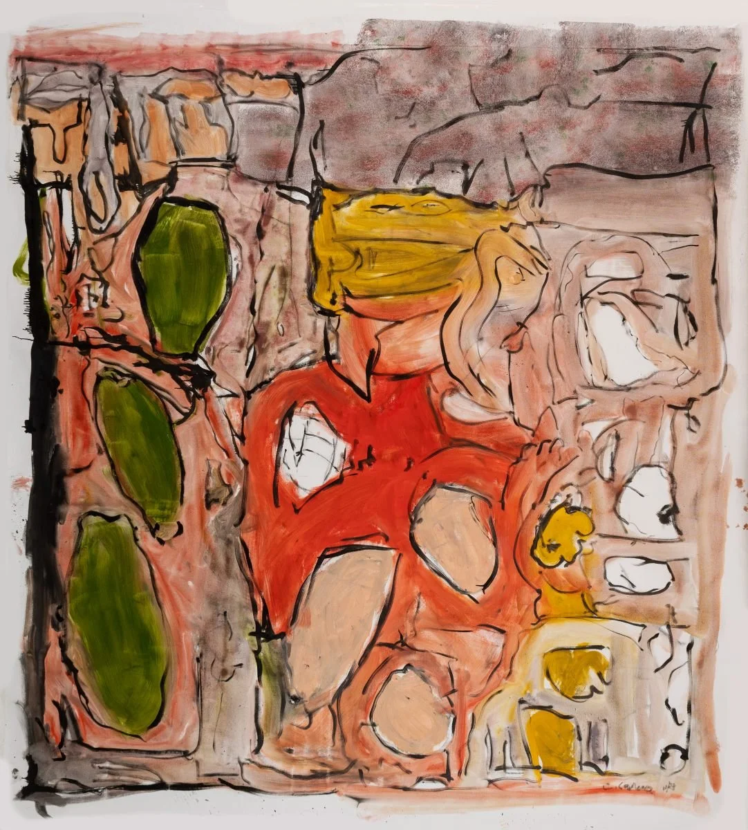 Untitled, 2023, Acrylic on canvas, 96 x 84 inches (CL.1842)