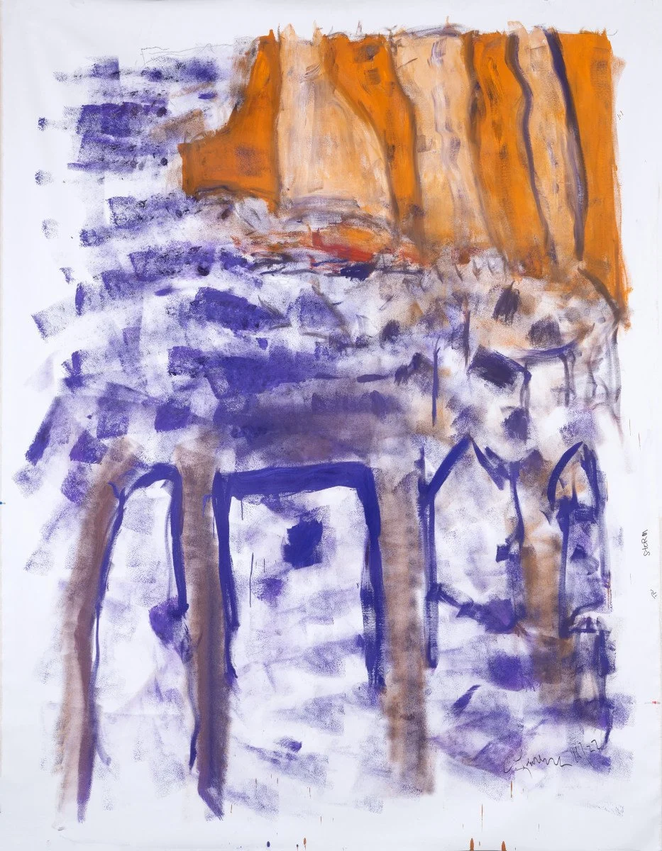 Storm, 2022, Oil on canvas, 107 x 84 inches (CL.1800)