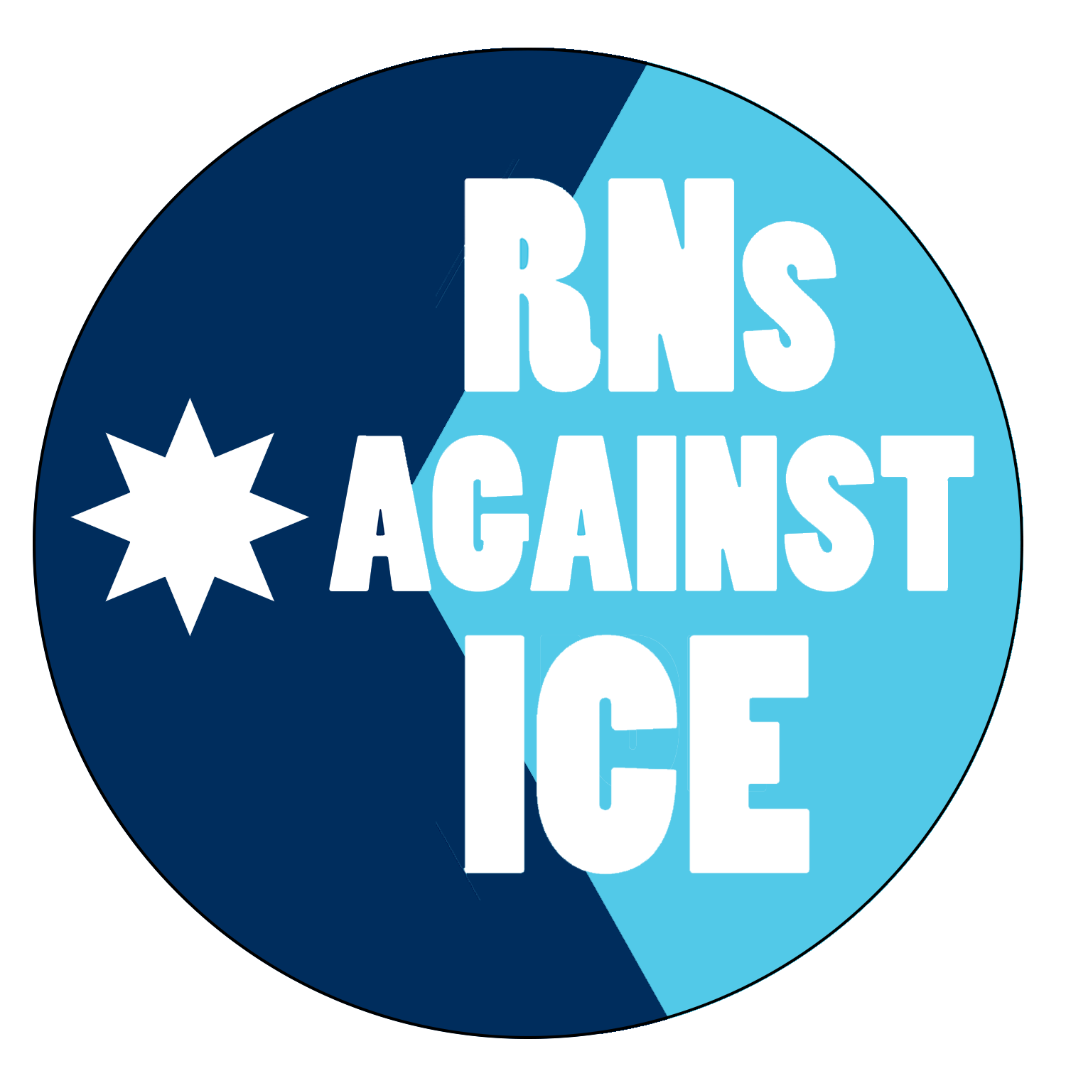 RNs Against ICE Button