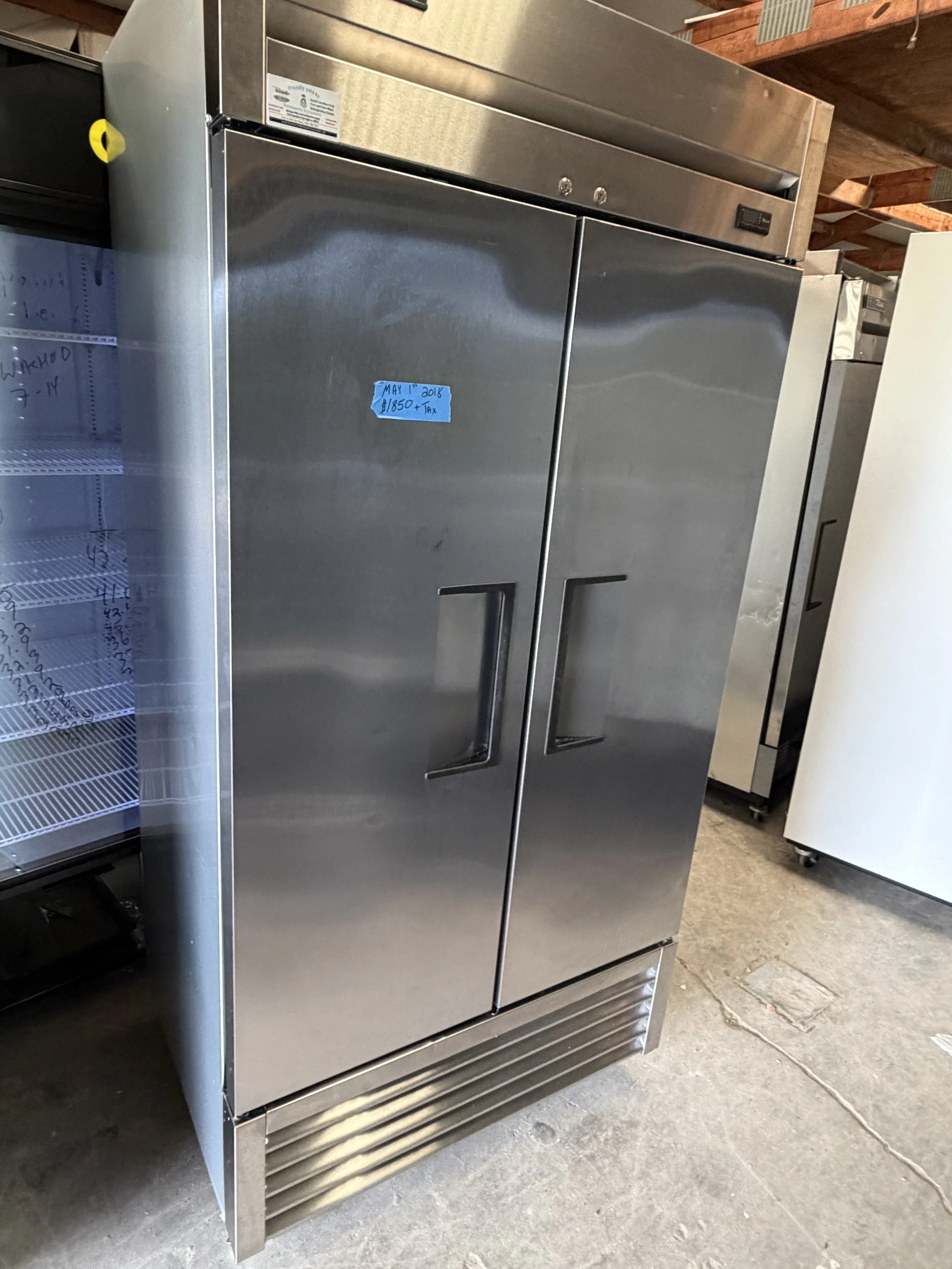 True SS 2 door Cooler 2018