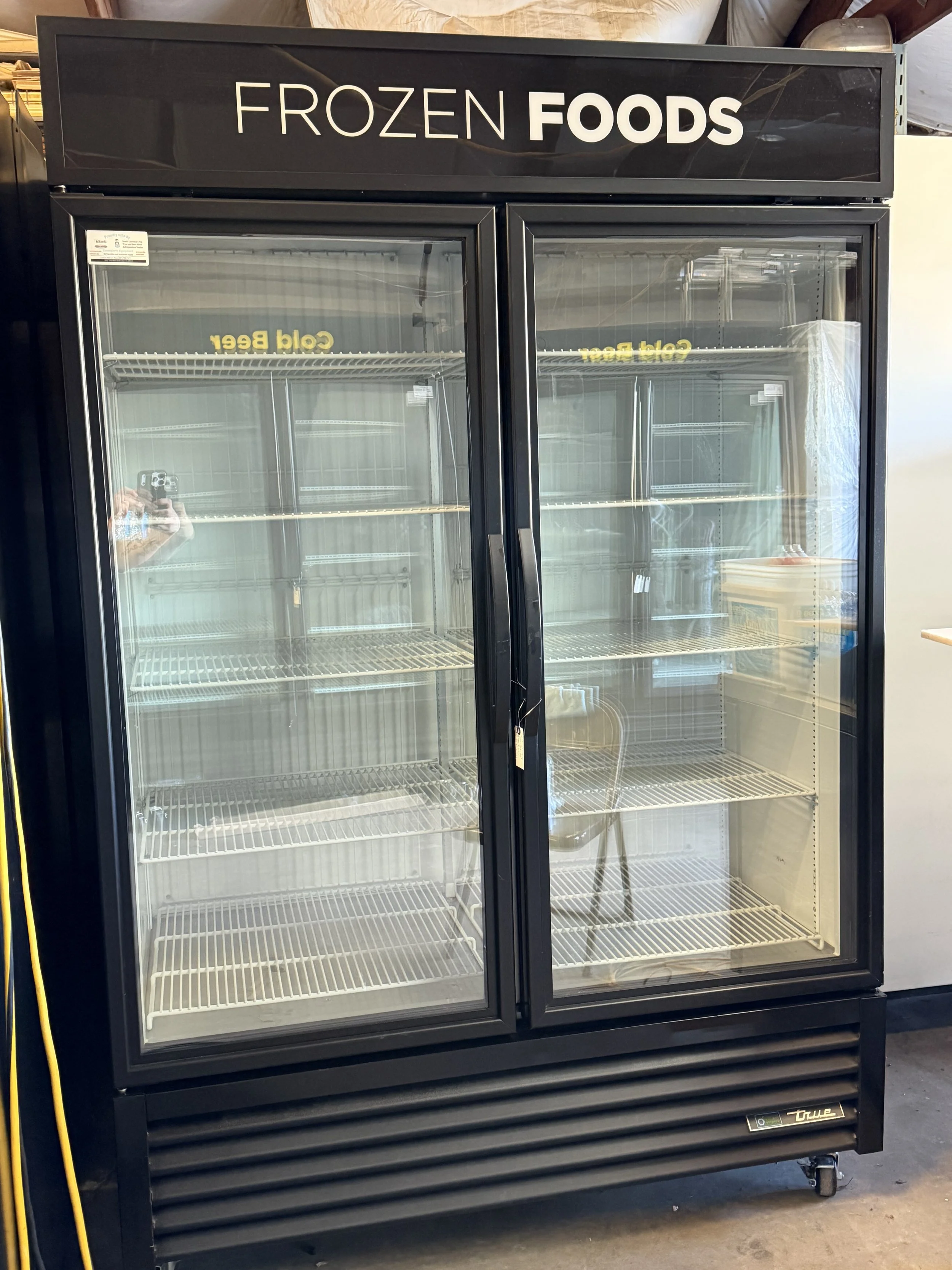 True 2 door freezer 2019