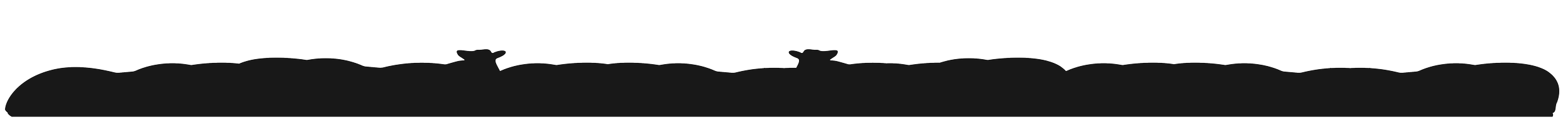 Silhouette of a city skyline at night