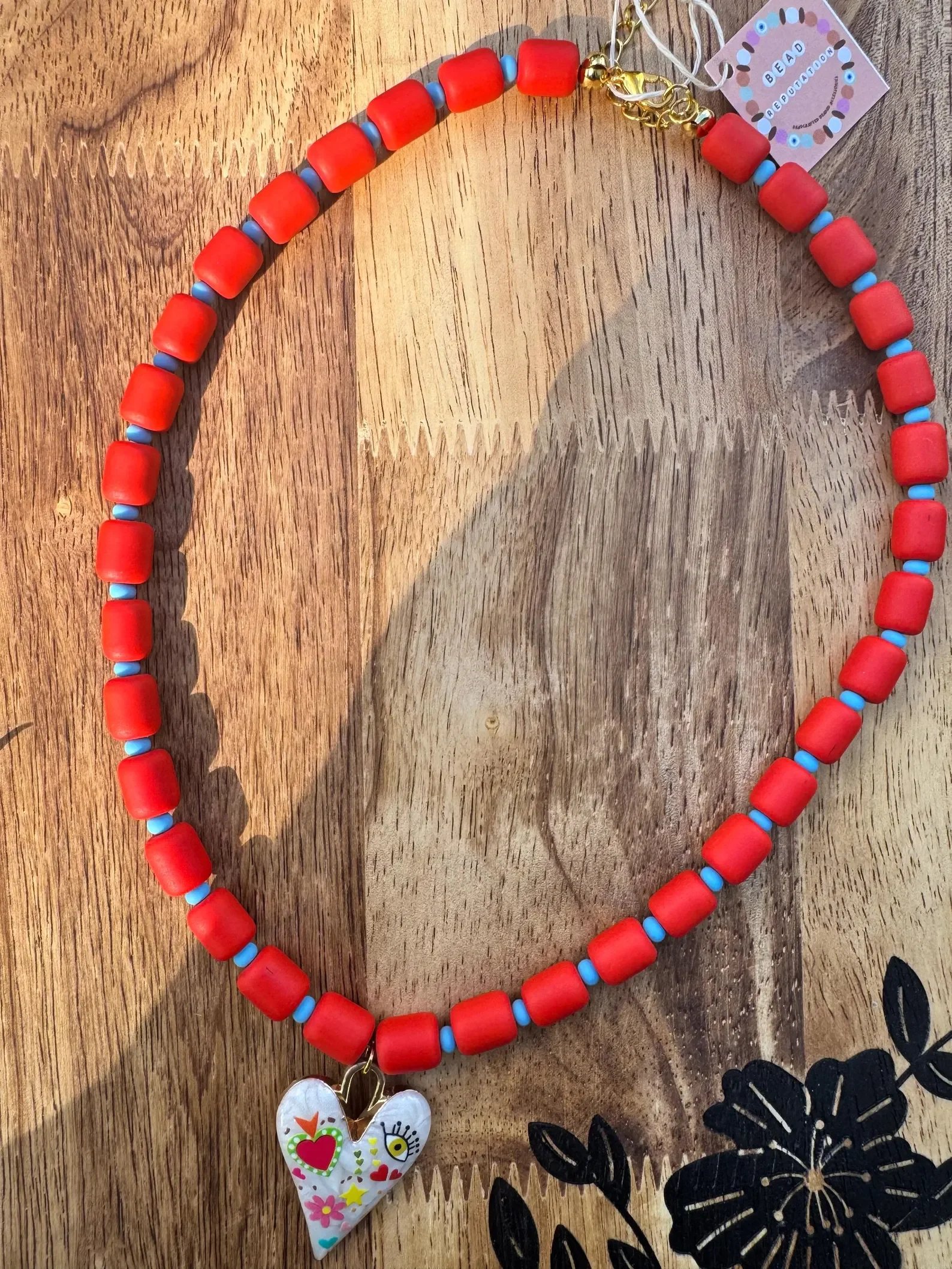 Clay Heart Necklace