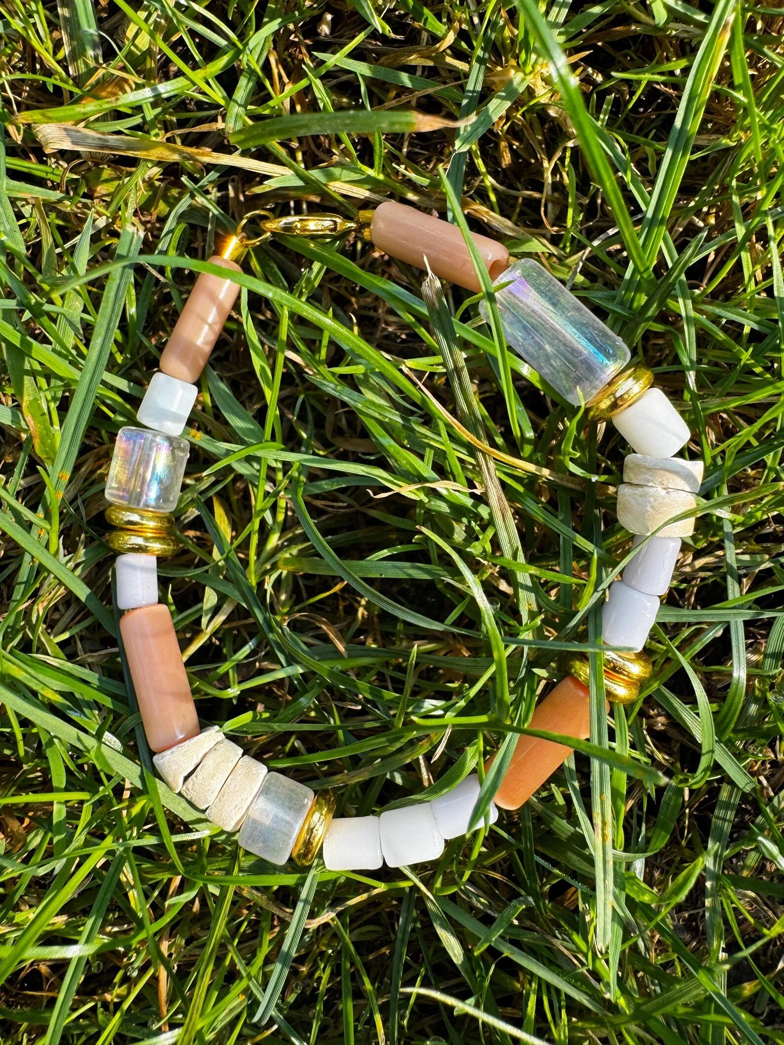 Stone and Clay Bracelet