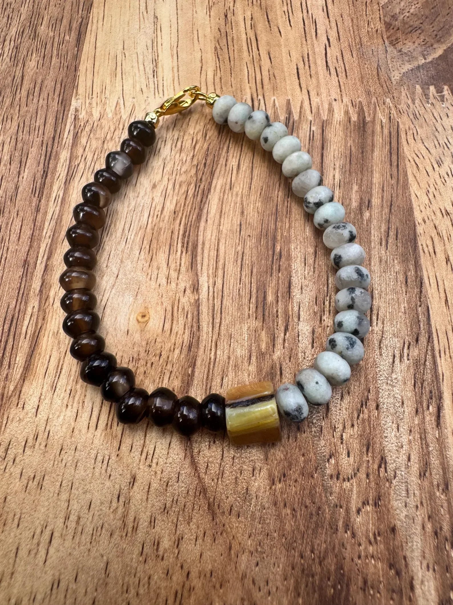 Jasper and Tiger's Eye Bracelet
