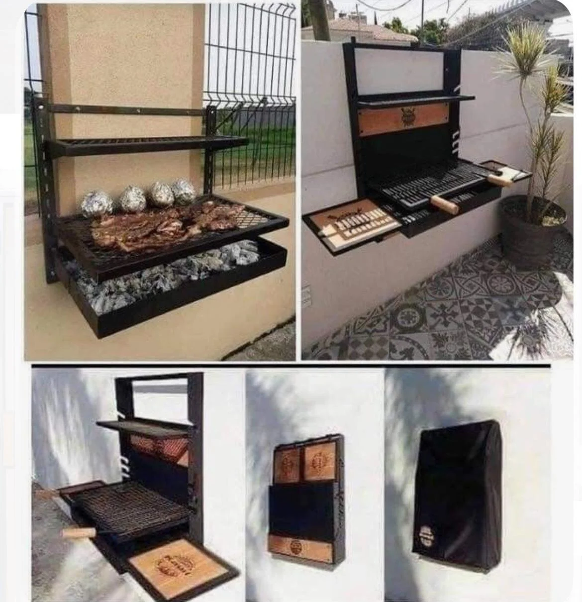 Parrilla Flotante Plegable