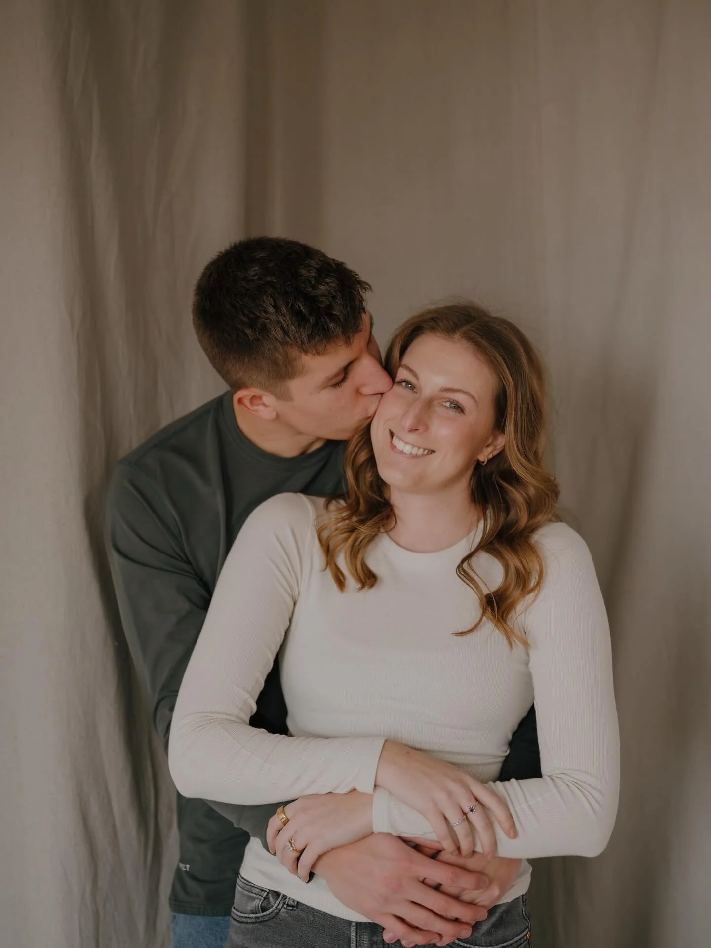 Gavin, Paige, and the star of the show&hellip;Rosie.🤍🐾